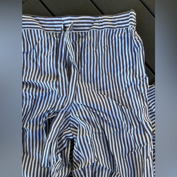 Ettitude Sateen Long Sleeve PJ Shirt and PJ Pants in Charcoal Grey THIS IS A SET - Picture 7 of 8